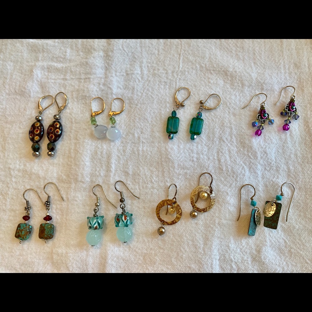 Colorful & Fun 8 Pair Earring Bundle